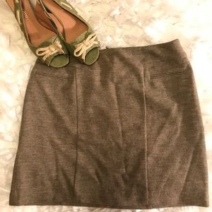 Ann Taylor Light Brown Business Casual Skirt Sz 8